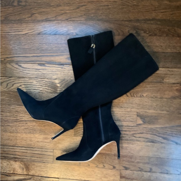 New Stuart 85 To-The-Knee Boot Stretch Suede Never worn! With box + boot bag - Picture 13 of 13